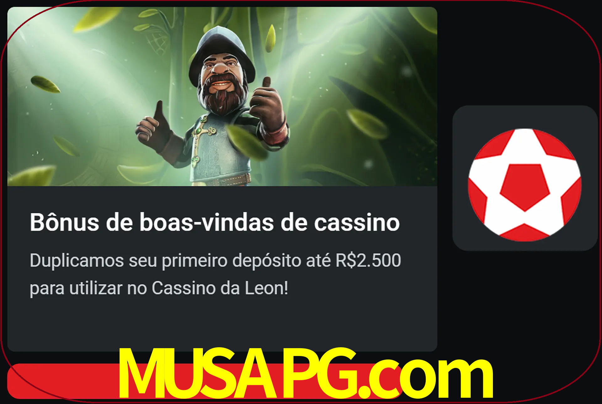 Receba seu dinheiro do bônus de boas-vindas após o primeiro depósito.